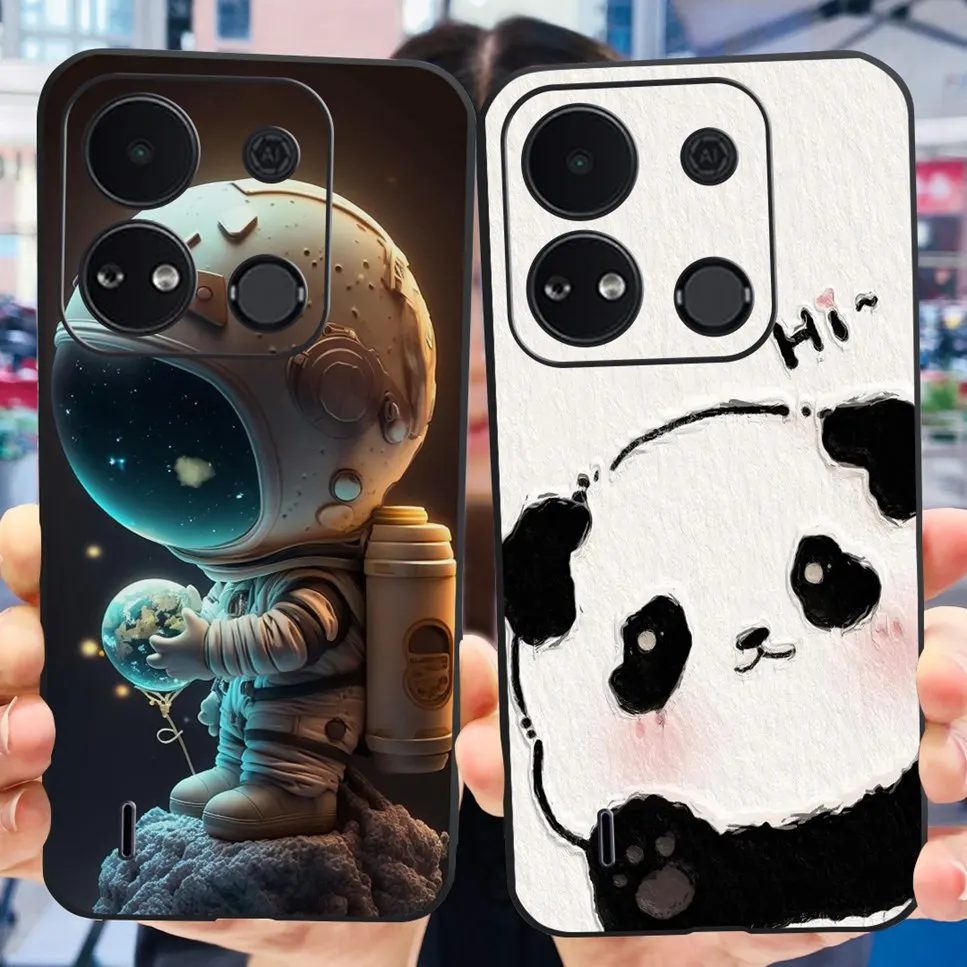 Чехол для itel A04 6 3 дюйма модный дизайн цветы бабочки мягкий чехол из ТПУ ITEL A 04