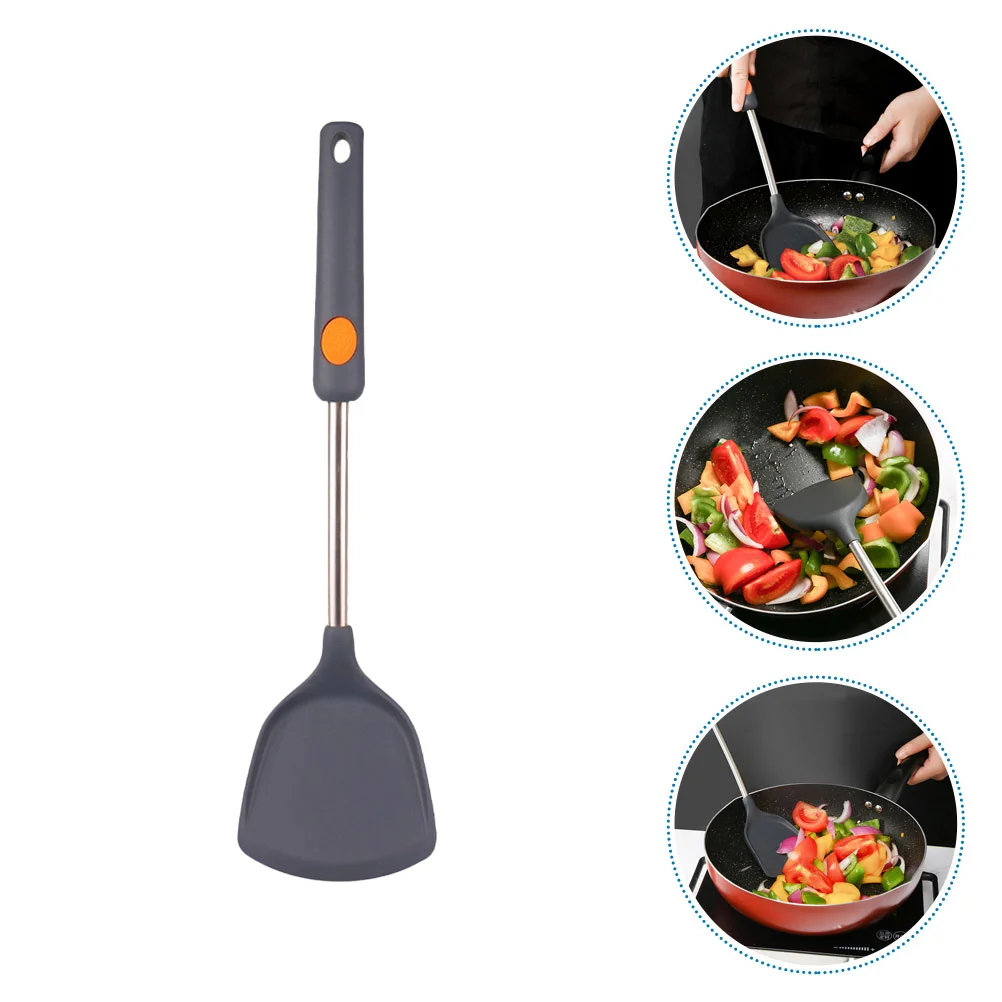 

Spatula Cooking Kitchen Wok Frying Silicone Pie Stick Non Reusable Server Portable Use Daily Safe Household Ergonomic
