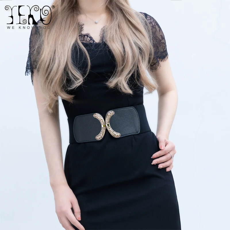 YEKO женский новый модный декоративный внешний ремень универсальный стиль ins