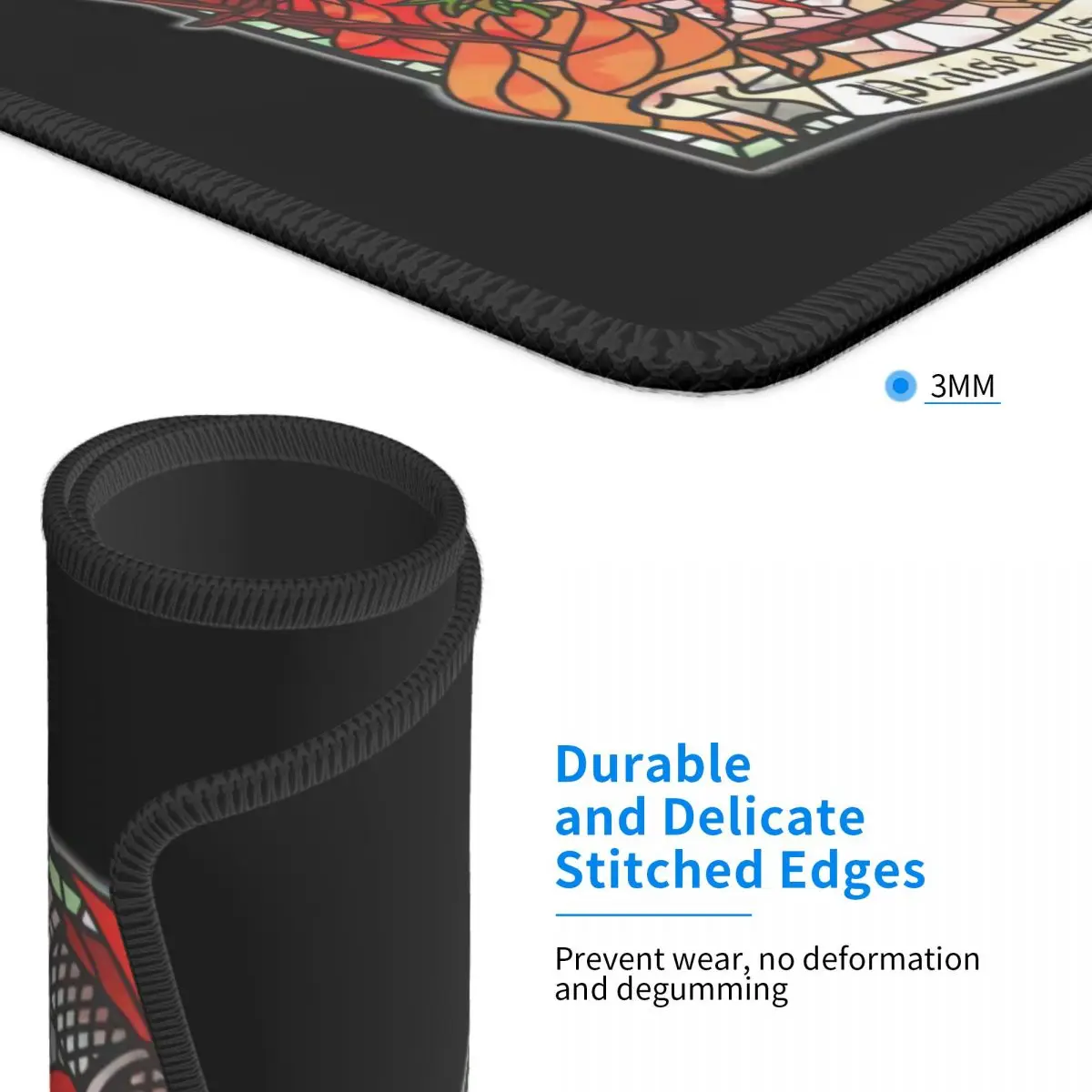 Коврик для мыши с изображением темных душ арториас из бездны солнечного света