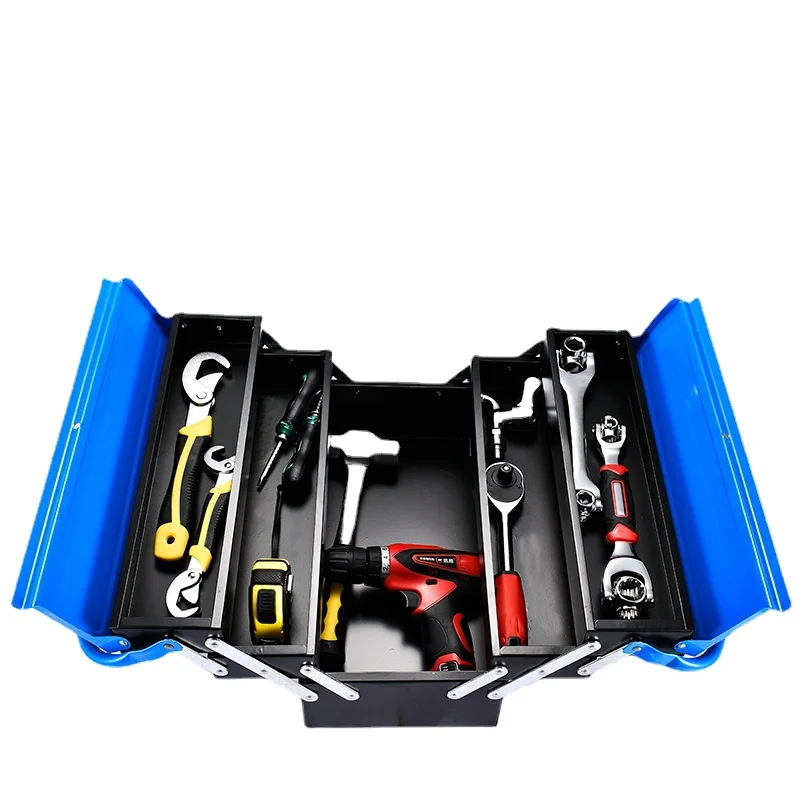 Electrician Tool Box Organizer Free Shipping Hard Case Empty Mechanical Tool Box Portable Caja Herramientas Tool Storage XR50