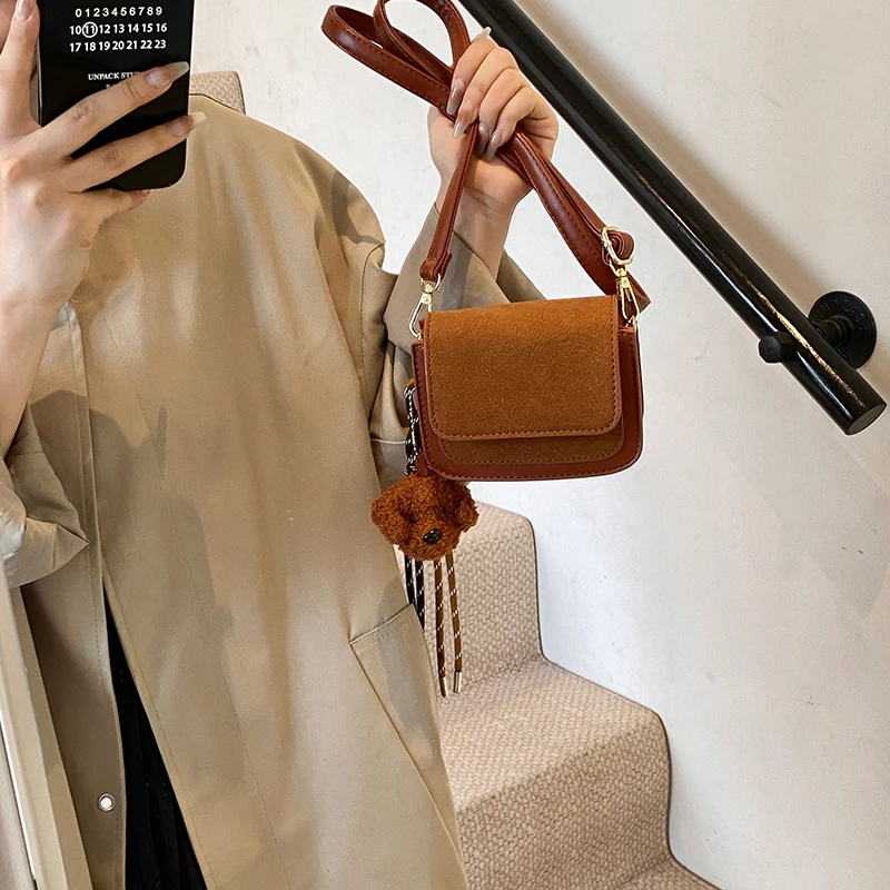 Женская сумка привлекательная через плечо в стиле ретро Корейская версия