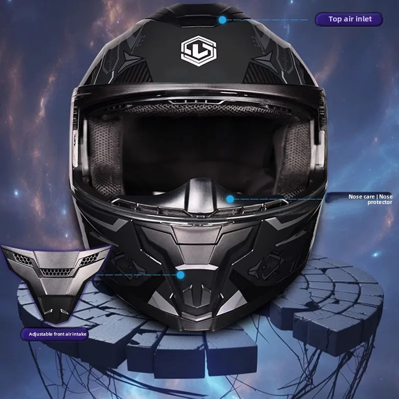 Новый модульный флип-мотоциклетный шлем с двумя линзами Casco Para Motos, полный шлем, одобренный DOT Casque De Moto (art.: 3920d328a0c84) - 3920d328a0c84