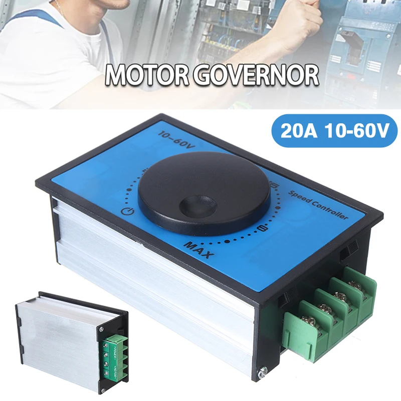 

1 шт., регулятор скорости двигателя, 20 А, 10-60 в
