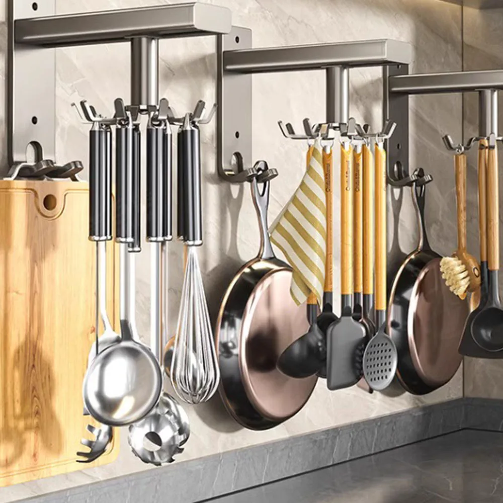 

Practical Spoon Rack Rotating Porable Spoon Holder For Kitchen