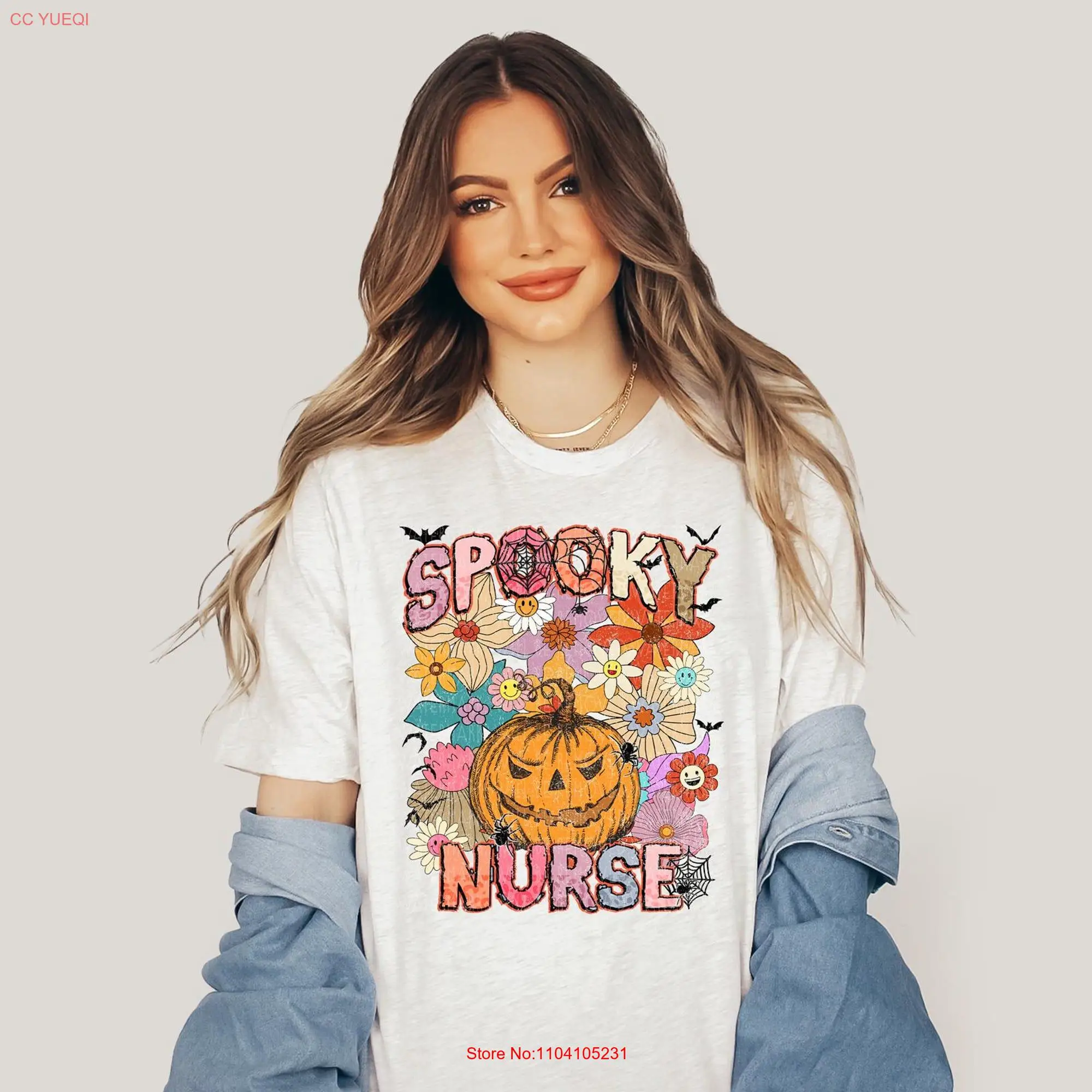 Футболка для медсестры на Хэллоуин Успокаивающая ухаживающая за потом с