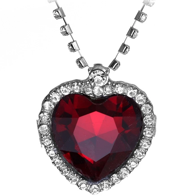 Современное ожерелье с подвеской эффектная цепочка для свитера со стразами