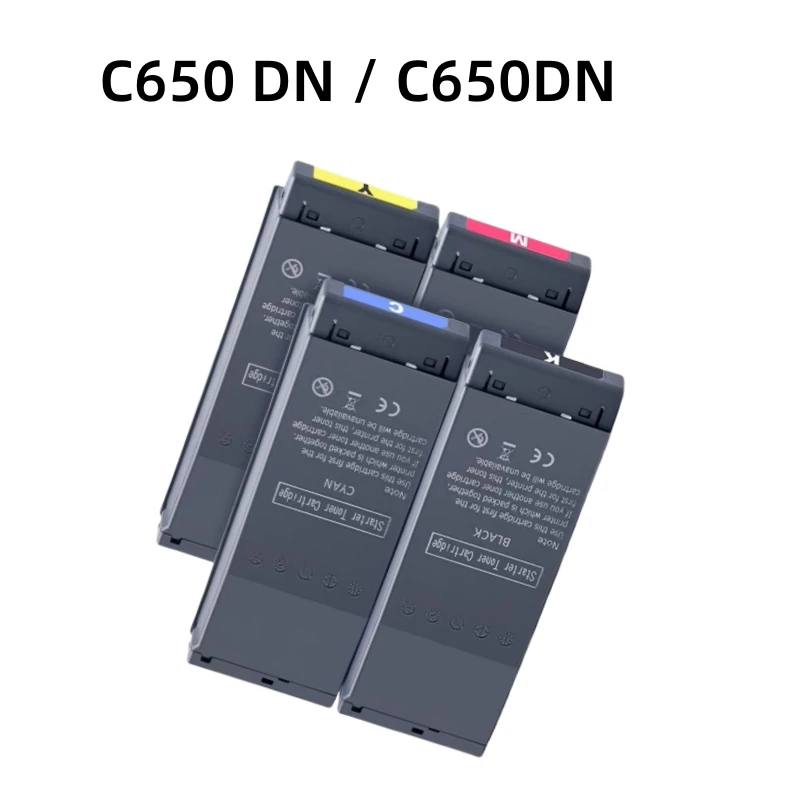 4 шт./компл. C650 C650DN тонер-картридж совместимый для OKI DN OC650 C650D принтера 9006127 28 29 30