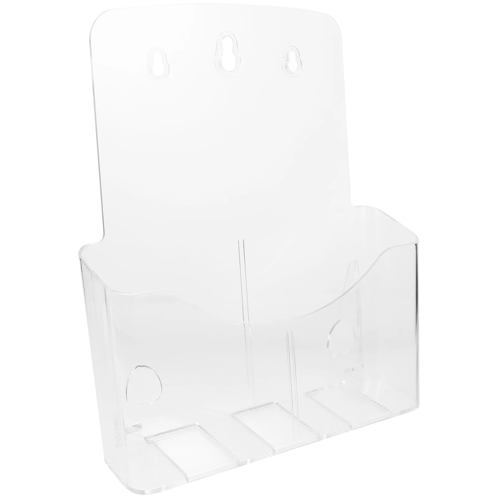 

Acrylic File Holder Hanging Magazine Organizer Wall Mounted Document Holder Magazine Rack Pamphlets Display Office Desk
