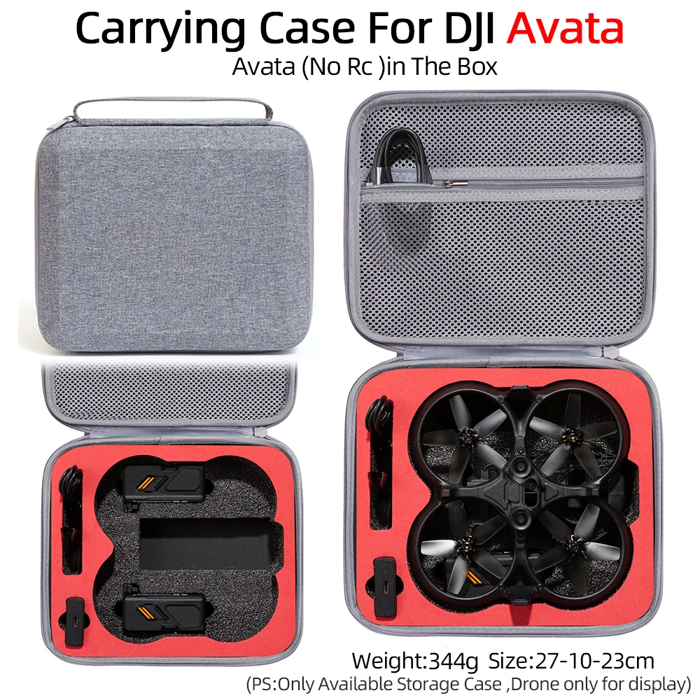 

For DJI Avata Storage Bag for Avata Grey Storage Accessory Bag