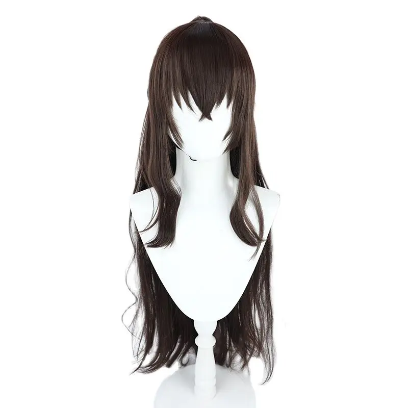 

Dazai Osamu Cosplay Wig Anime Bungo Stray Dogs Dazai Osamu Female 100cm Long Heat Resistant Synthetic Woman Wigs + Cap