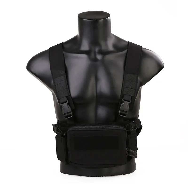 Фото Emersongear тактическая D3CR микро нагрудная установка модульная Пряжка для перевозки тарелок охотничий жилет страйкбольный боевой тренировочны... №3