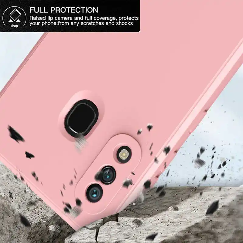 Heouyiuo 360 Full Coverage Soft Case For Samsung Galaxy A20 A20s Phone Cover |