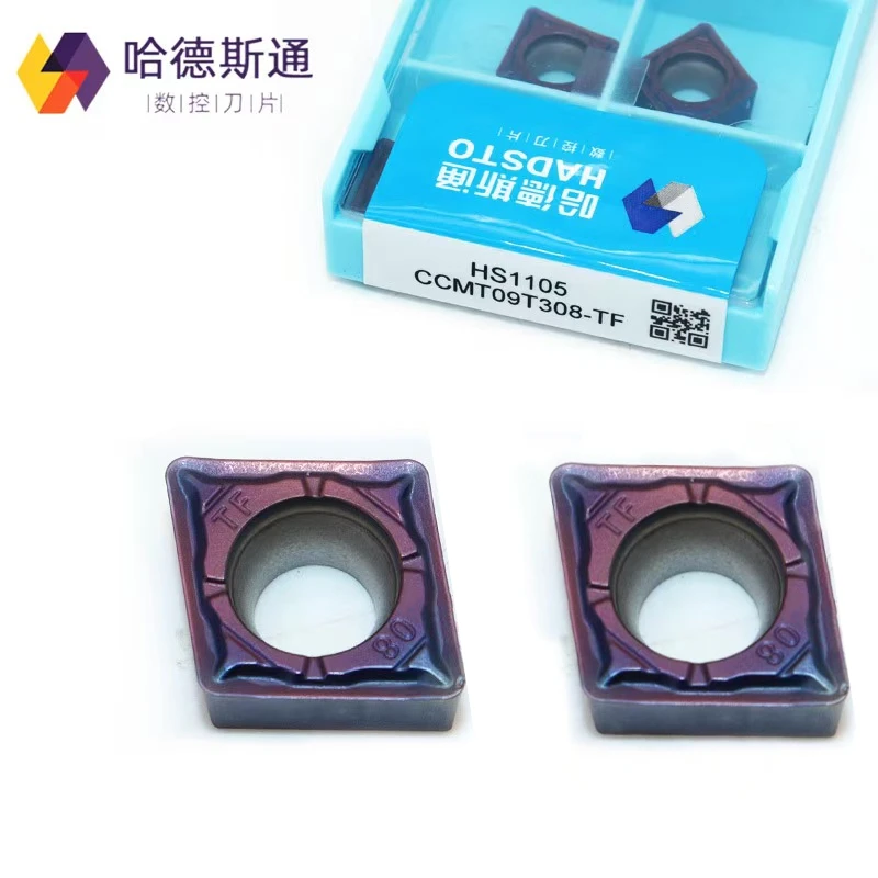 Hadsto 100% оригинал Ccmt 060204 060208 Tf 09t304 09T308-Tf Hs1105 Утвердетель из закаленной стали Hrc52-62 °