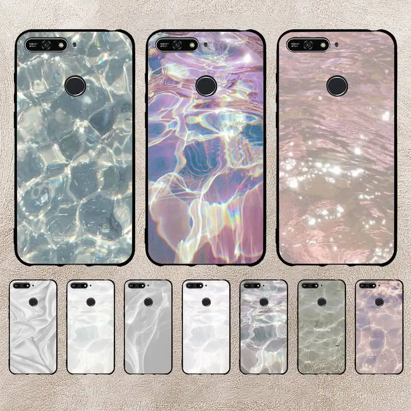 

Ins Wave Water Ripple Blue Light Phone Case For Xiaomi 11 10 12Spro A2 A2lite A1 9 9SE 8Lite 8explorer F1 Poco 12S Ultra Cove