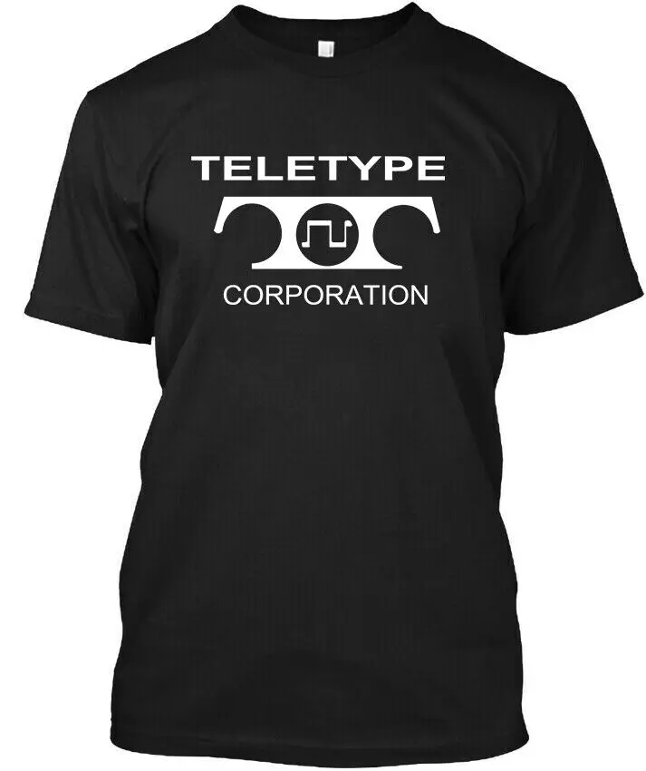 Новинка популярная американская Классическая футболка Teletype Corporation размер S-4XL