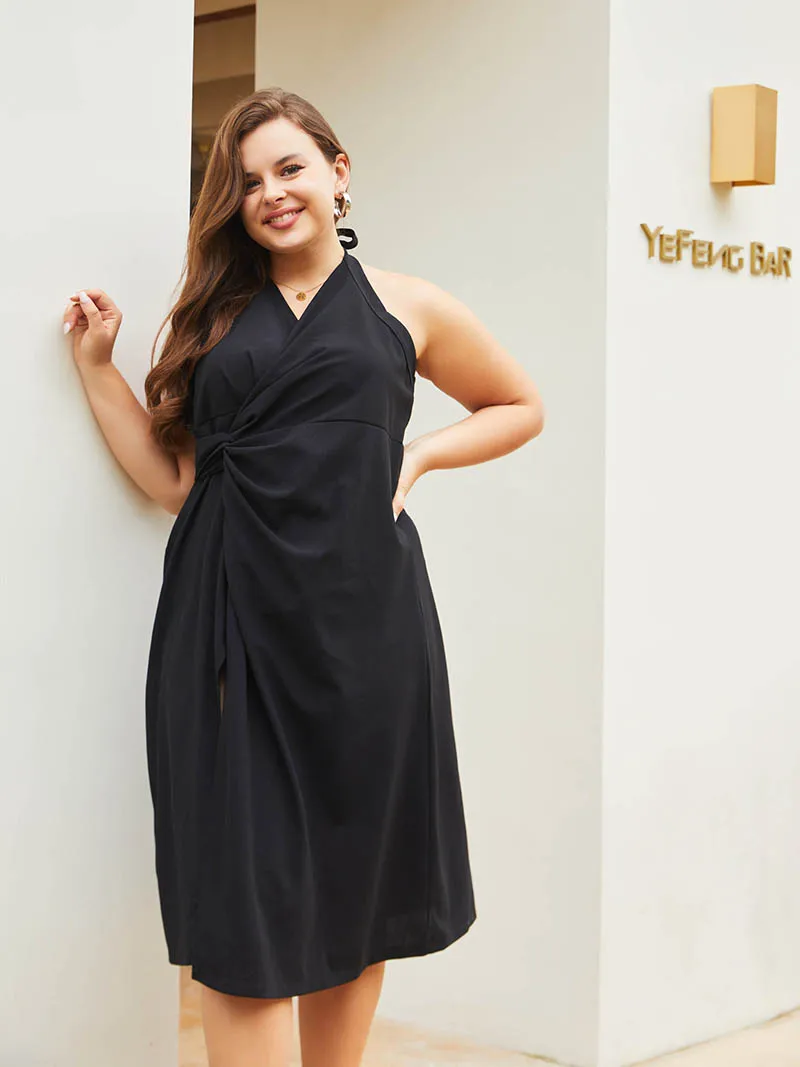 Женское вечернее платье с разрезом