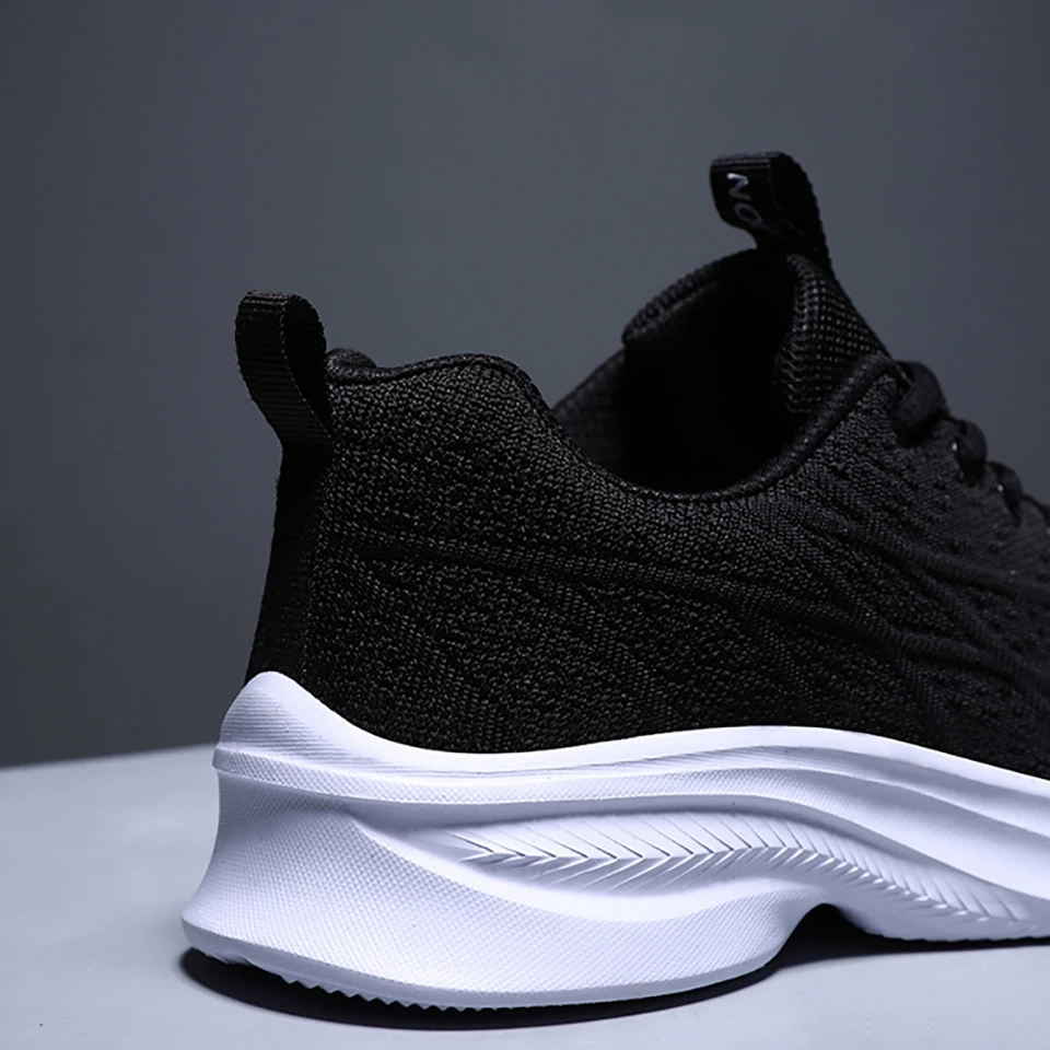 Loekeah Running Shoes For Women Breathable Casual Female Shoes Mesh Flat Light Lace-Up Sneakers Women's Outdoor Sports Footwear