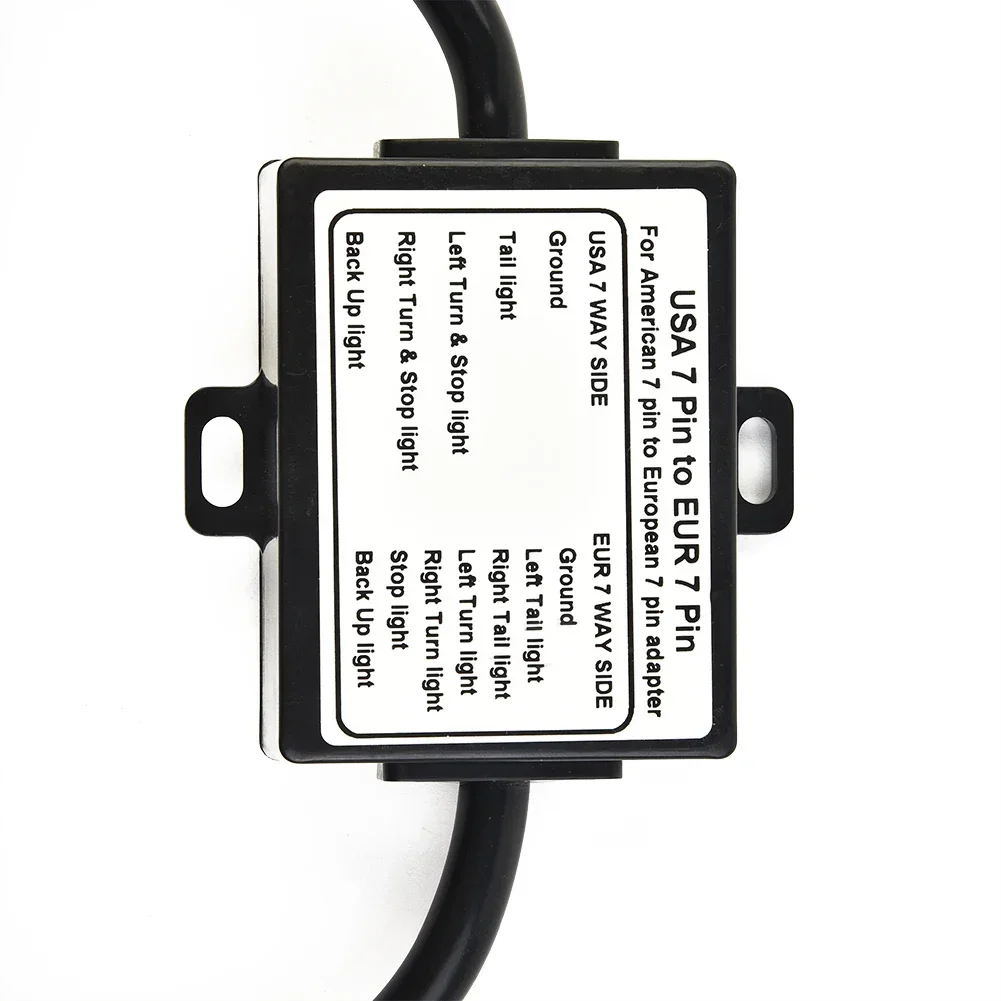 Преобразователь света для прицепа от США в ЕС 7-контактная розетка с лезвием