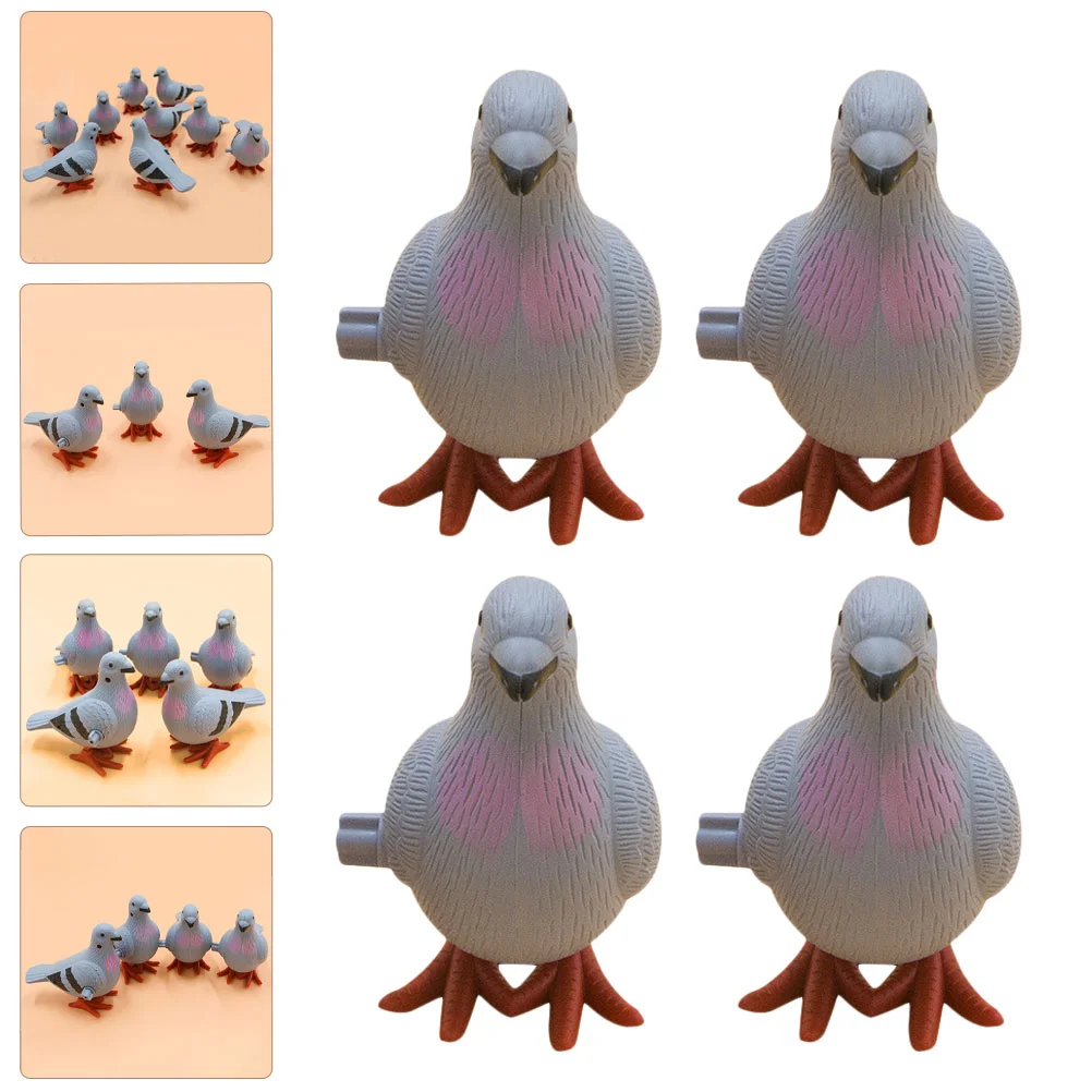 

4 Pcs Simulation Pigeon Kids Bath Toys Wind Cartoon Plastic Little Lovely Infant