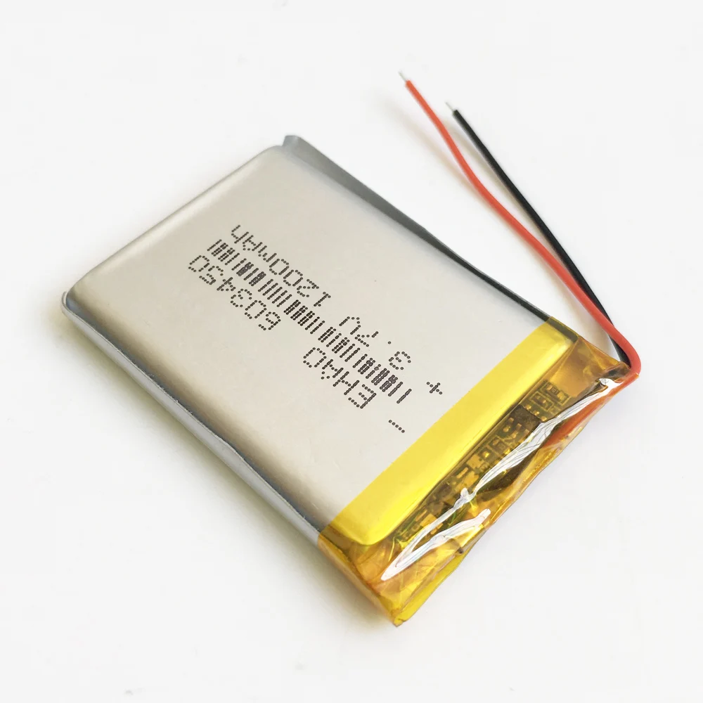 EHAO 603450 литиевые аккумуляторы 3.7В 1200 мАч 3 шт.