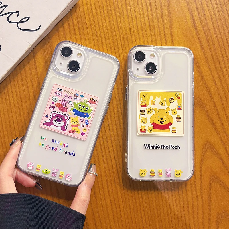 

Disney Cartoon Lotso Winnie the Pooh Phone Case for iPhone 11 12 13 mini pro XS MAX 8 7 6 6S Plus X 5S SE 2020 XR case