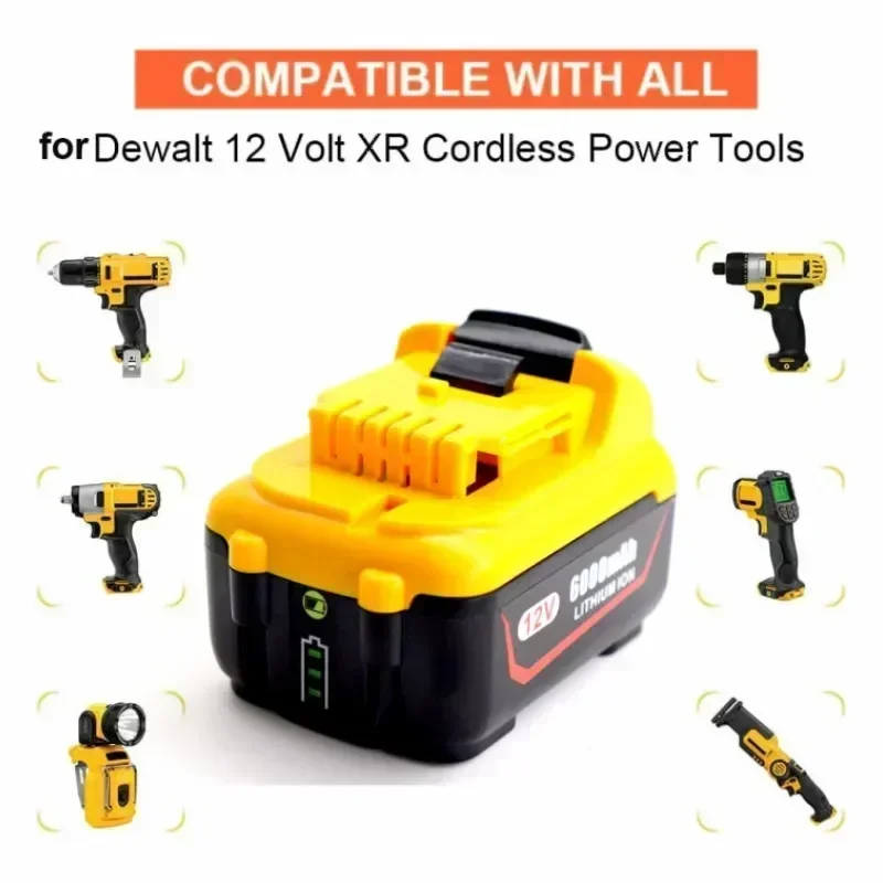 Литий-ионная батарея для DeWalt DCB123 DCB127 DCB124 DCB121 3 Ач