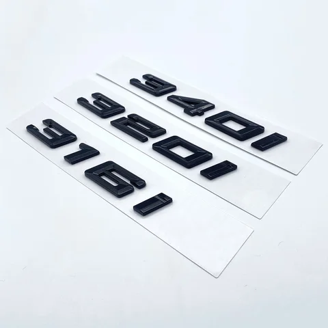 Глянцевая черная наклейка на эмблему 316i 318i 320i 323i 325i 328i 330i 335i 340i 350i 316d 318d 320d 323d 325d 328d 330d 340d 335d 320e 325d 328d 330d 335d 340d 350d 330eдля BMW серии 3 E90 E91 E92 F30 F31 F34 G20 G21