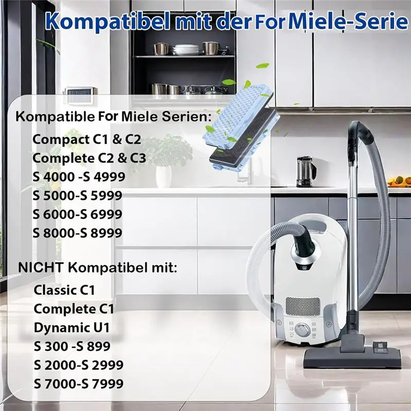 Фото AA94-Фильтры для пылесосов: HEPA-фильтры и моторные фильтры для моделей Compact C1 и C2, Complete C2 и C3, S8340, S4000, S5000. №3