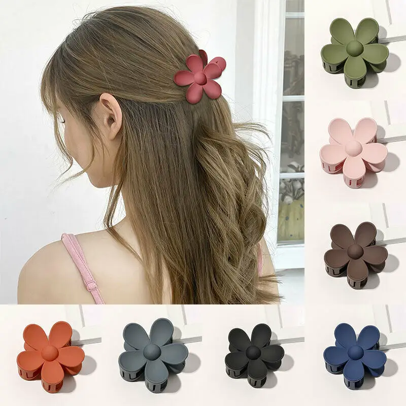 

1pc Hair Claw Clip Sweet Hairpin Hair Catch Clip Flower Shape Headwear Women Hair Decoration Supplies