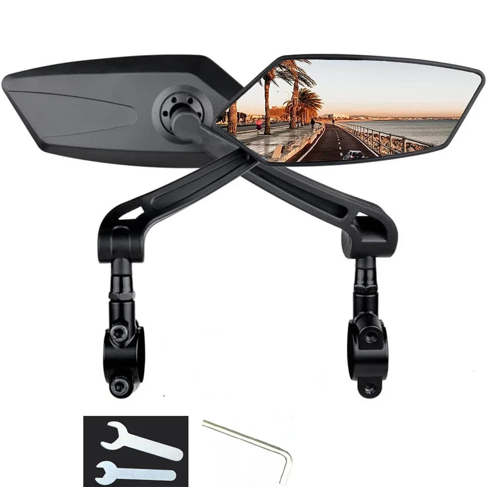 Зеркало заднего вида для велоспорта отражатель регулируемое вращающееся