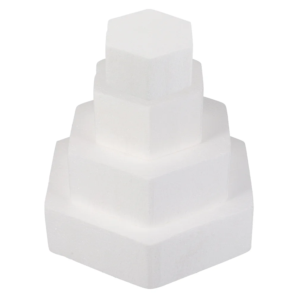

Cakedummy Styrofoam Dummies Model Polystyrene Stand Rotating Fake Practice Wedding Round Hexagon Mould Circle Floral Hexagonal