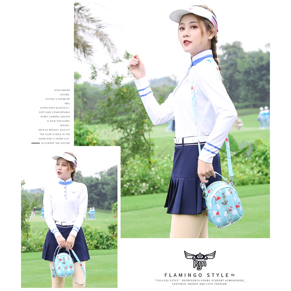 PGM Golf handbag Women's messenger bag Lightweight waterproof multi-function large capacity