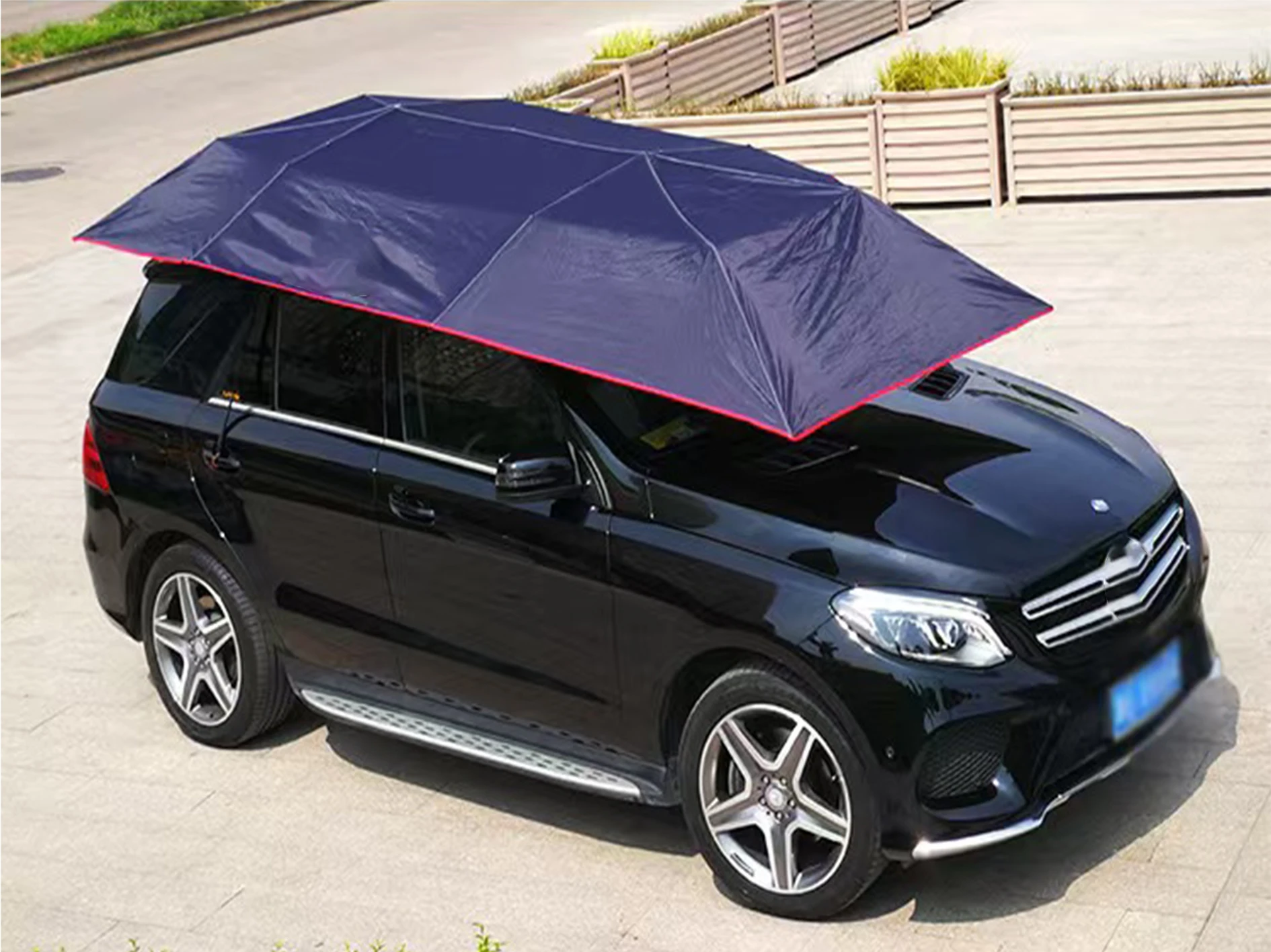 Автомобильный Зонт полуавтоматический тент палатка Автоматическая умная