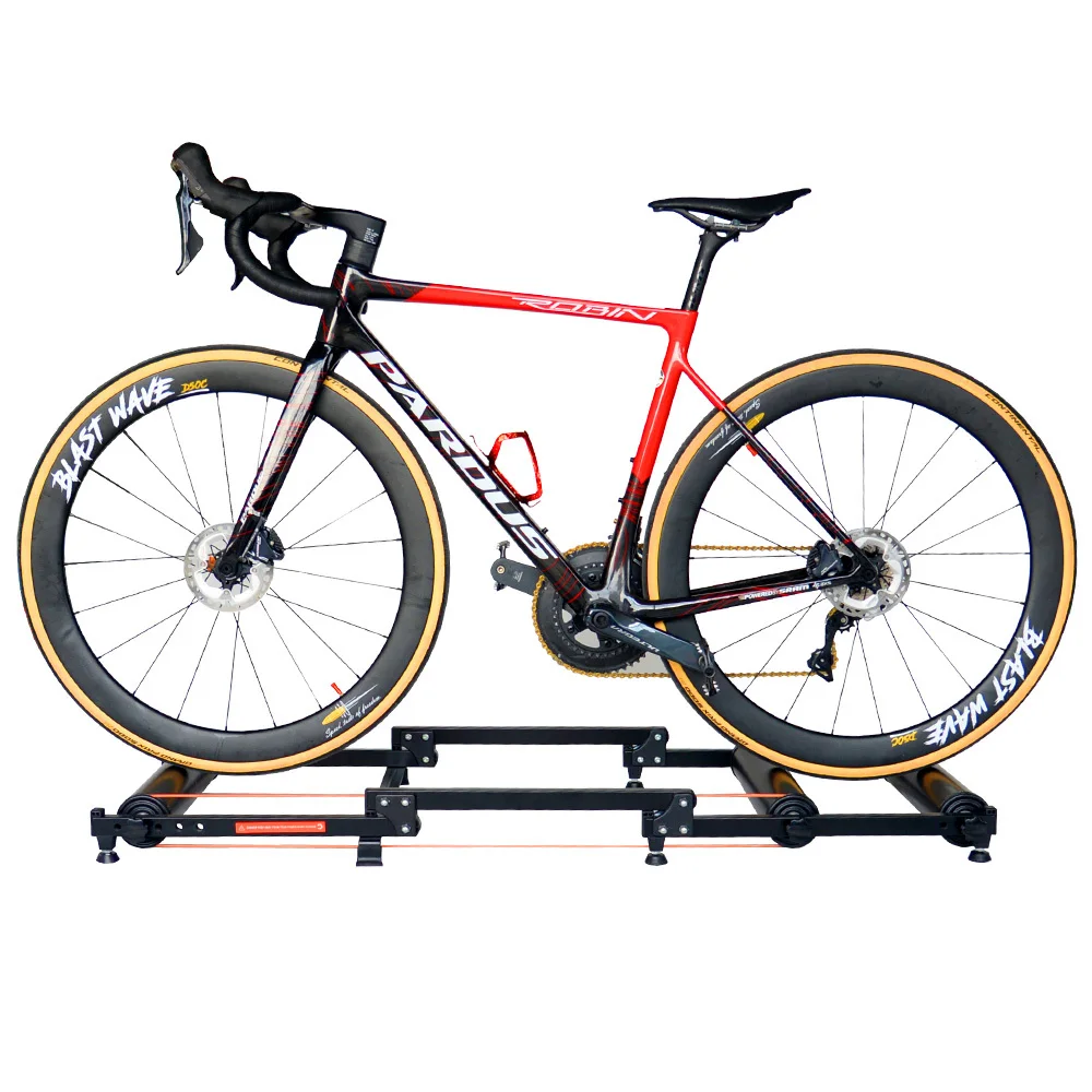 

Bike Roller Trainer Riding Platform Aluminium Alloy Mute Indoor Exercise Home Gym MTB Road Cycling Platform Trainer Adjustable