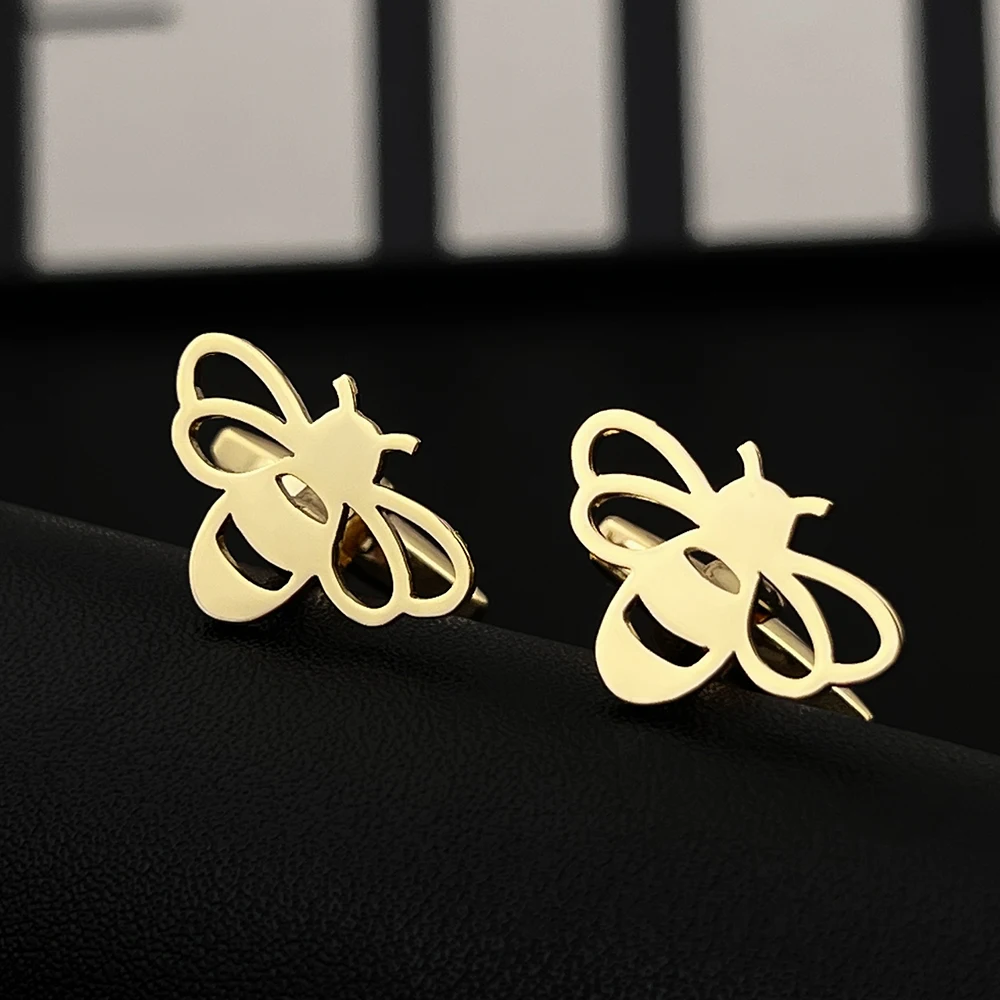 Sleeve Clasps Stainless Steel Men Jewelry For Women Wedding Suit Grooms Gift Gold