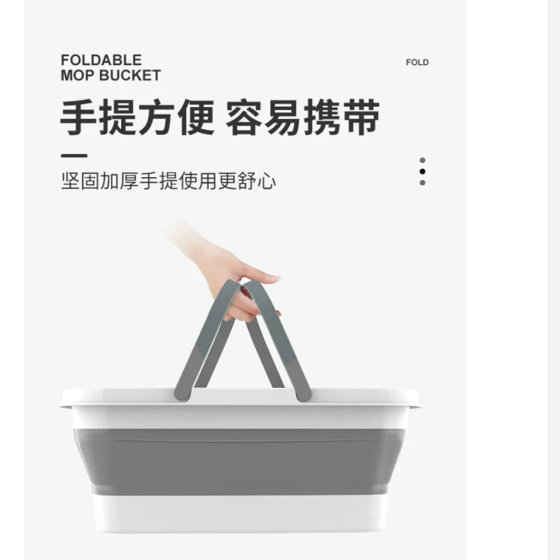 Портативное складное ведро тряпка для раковины туризма походов рыбалки акции