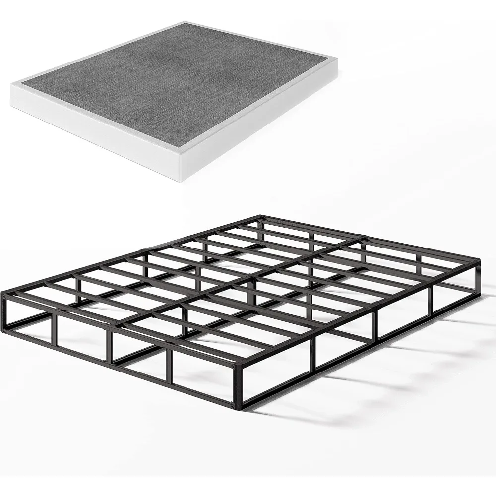 

THEOCORATE 7 Inch Box Spring Queen, Metal High Profile Spring, Heavy Duty Mattress Foundation, Easy Clean Cover,