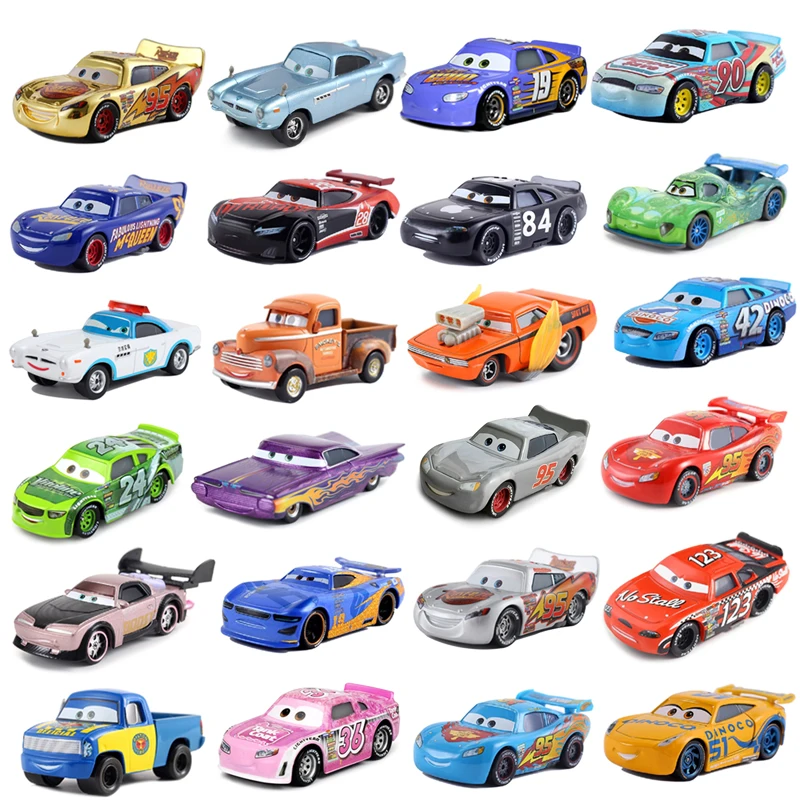 

Disney Pixar Cars 2 Cars 3 No.95 Lightning McQueen Mater Jackson Storm Ramirez Vehicle Metal Alloy Toy Car Boy Christmas Gift