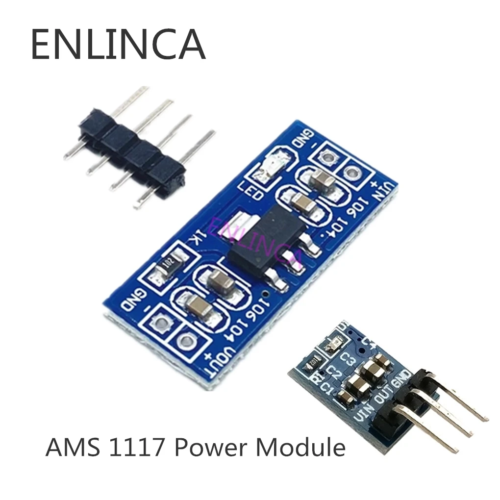 

1~10pcs LM1117 AMS1117 4.5-7V Turn 3.3V 5.0V 1.5V 1.2V 2.5V 1.8V DC-DC Step Down Power Supply Module For Bluetooth Raspberry Pi