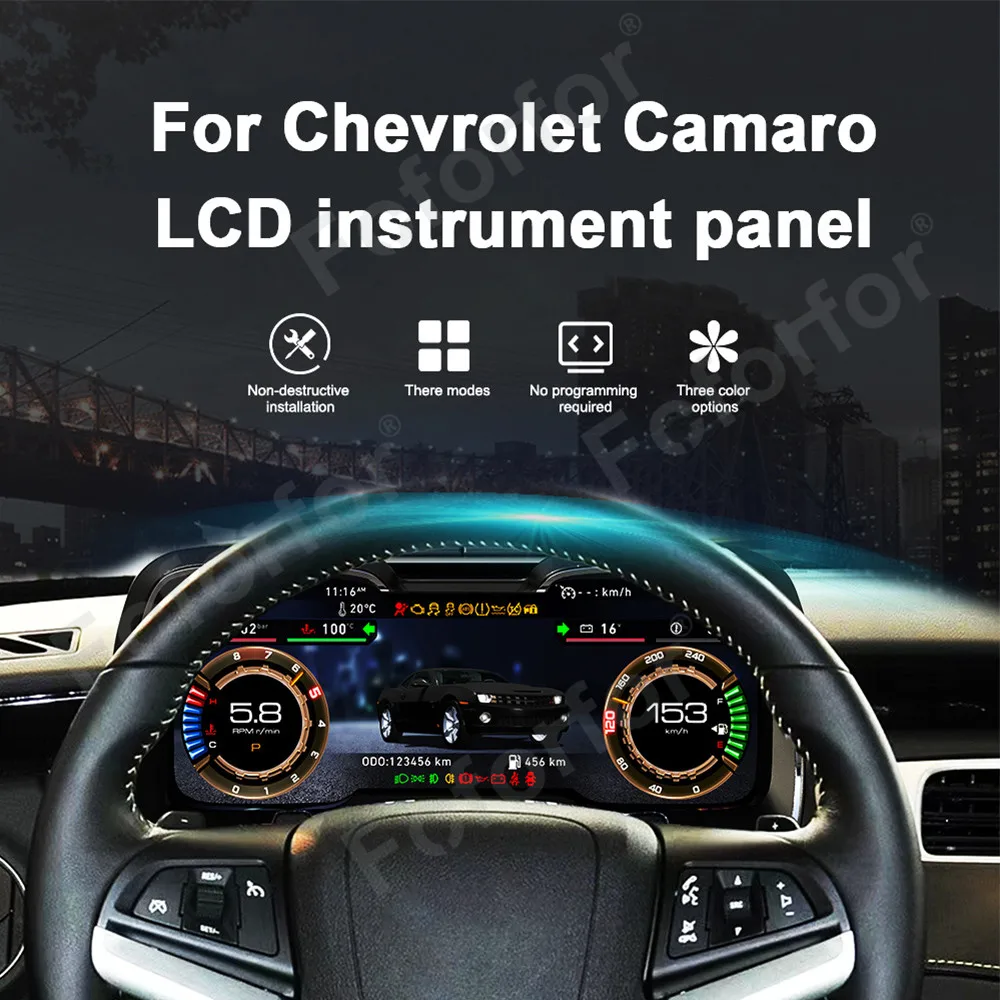 Цифровой кластер инструментов для Chevrolet Camaro 2011-2015 автомобильный виртуальный