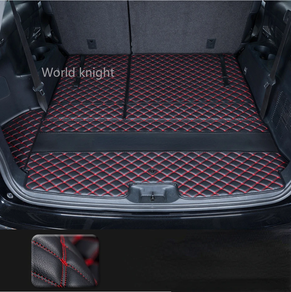

Leather Car Trunk Mat Cargo Liner for Toyota Highlander 2018-2021 Kluger Rug Carpet accessories 7 5 seaters