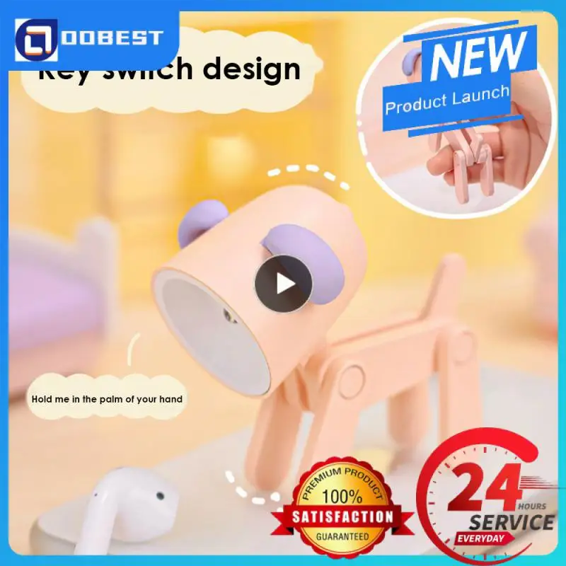 

Table Lamp Eye Protection Lamps Foldable Nightlight Cute Dog Deer Mini Led Night Light Led Light Holiday Gifts Cute Pet Lights