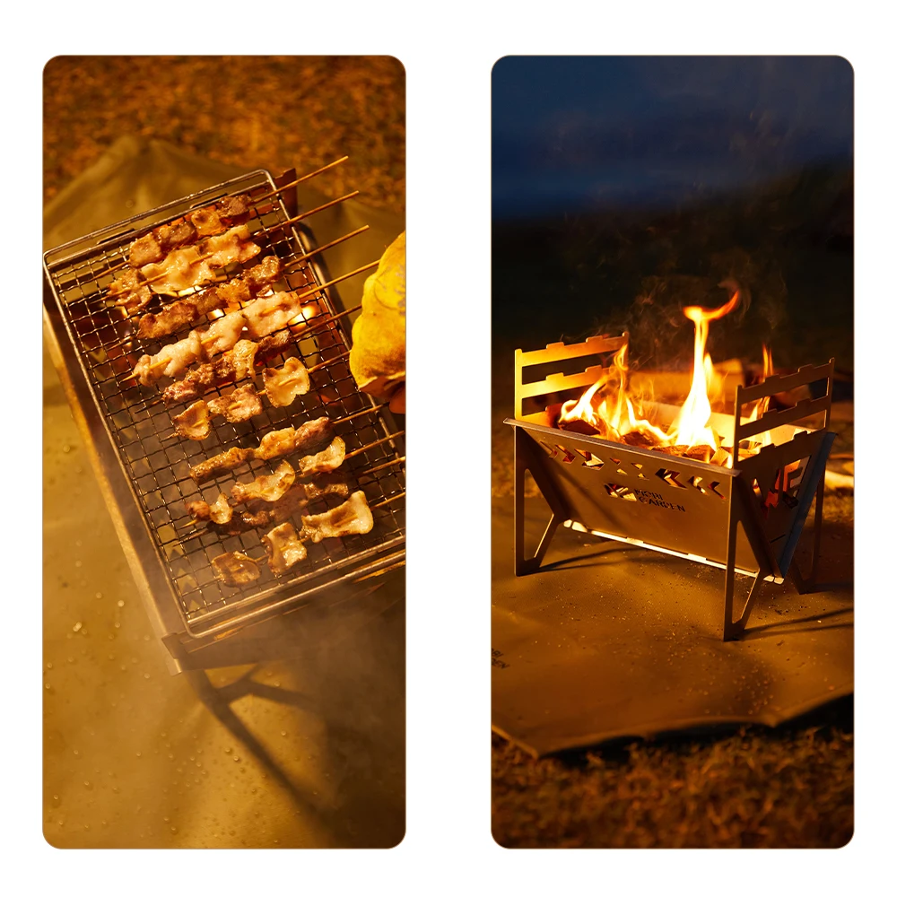 MOBI GARDEN Кемпинговая портативная Съемная горелка для барбекю инструменты кемпинга