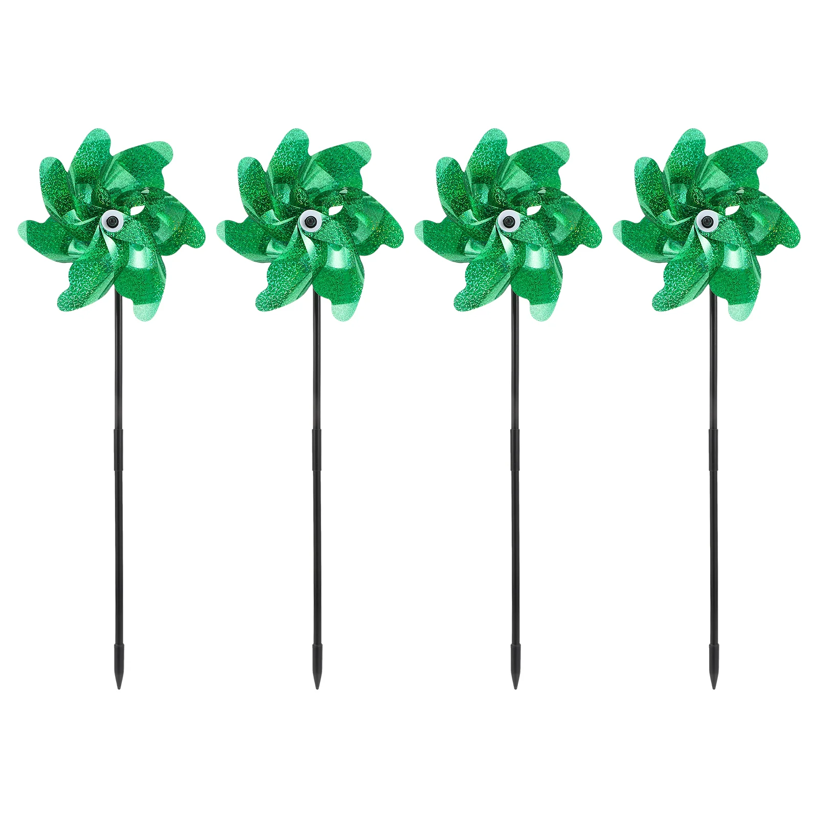 

4pcs Bird Repelling Windmill Windmill Toys Decorative Windmill Windmill Decors for Yard Garden