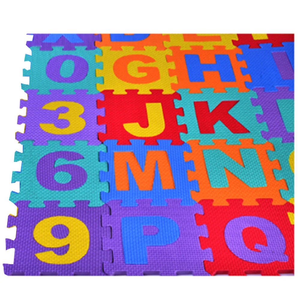 

36 Pieces With Letters And Numbers Children's Puzzle Game Pad EVA Puzzle Floor Mat Baby Crawling Mat (36-Piece Set)