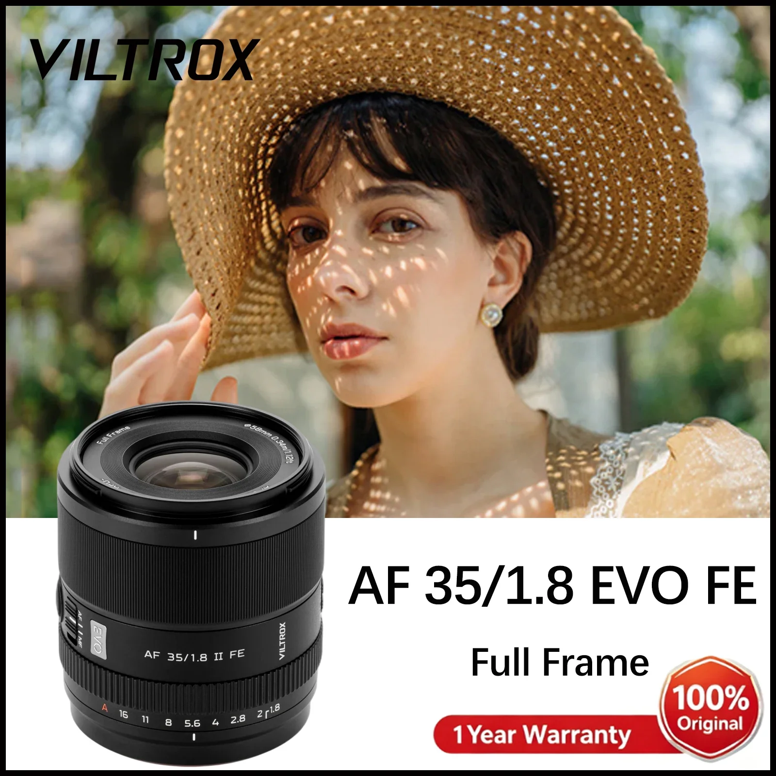 Фото Полнокадровый объектив VILTROX 35mm F1.8 II EVO FE APO для Sony FE ZVE1 ZV-E10 II A7Ⅳ A6700 A6600 A6400 A7C II A7RV A7III A93 A9II №1
