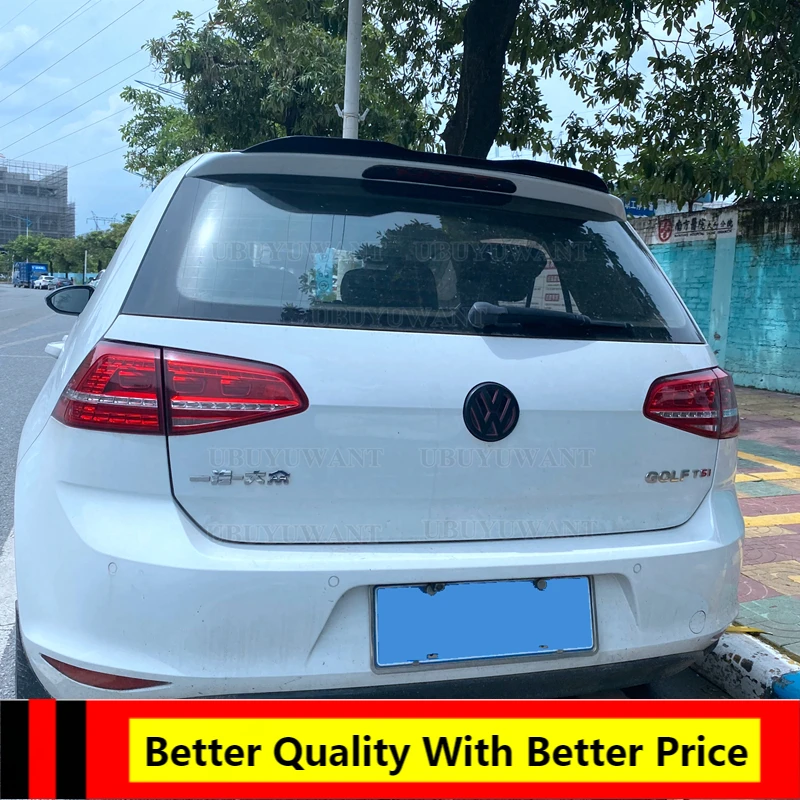 

Спойлер для Volkswagen GOLF 7 7,5 2014-2018, высококачественный спойлер из АБС-пластика для заднего крыла автомобиля, грунтовка, цветной задний спойлер