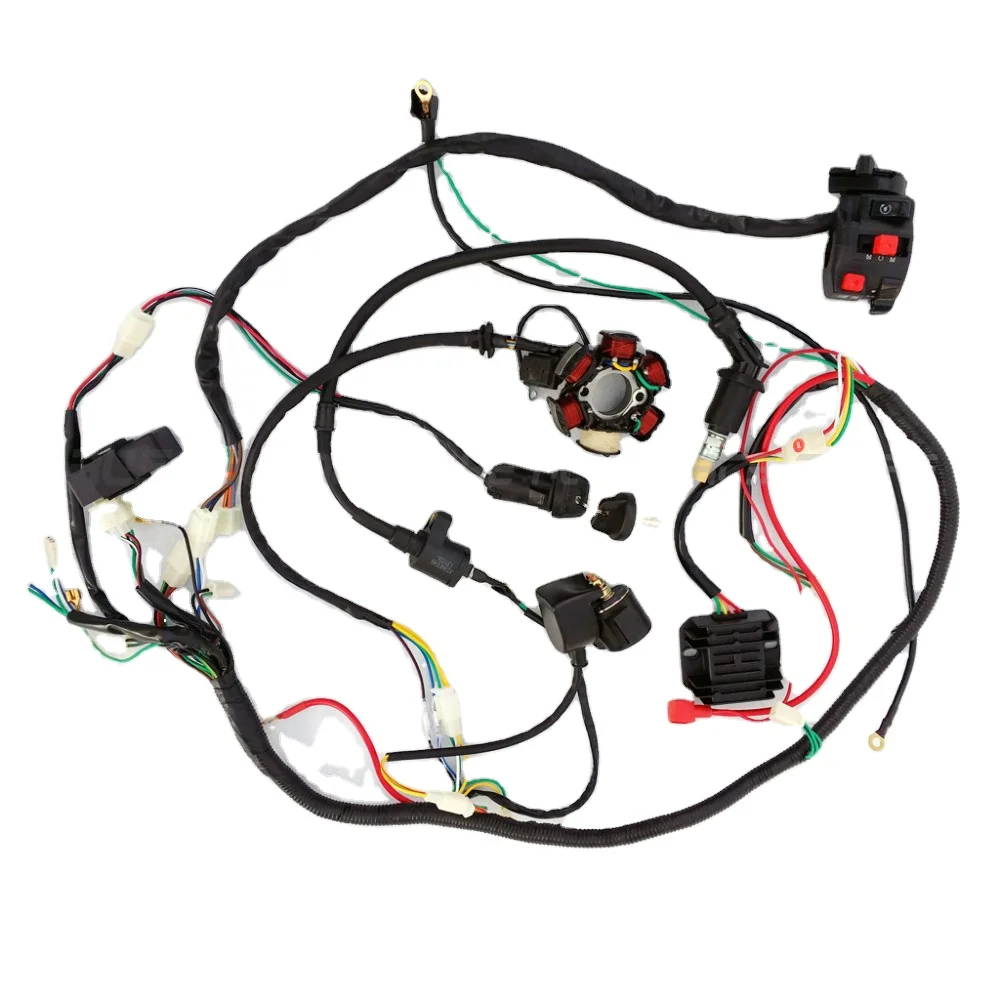 

CDI BOX Magneto Startor полный Электрический жгут проводов 125cc 150cc GY6 двигатель ATV квадроцикл Багги карт