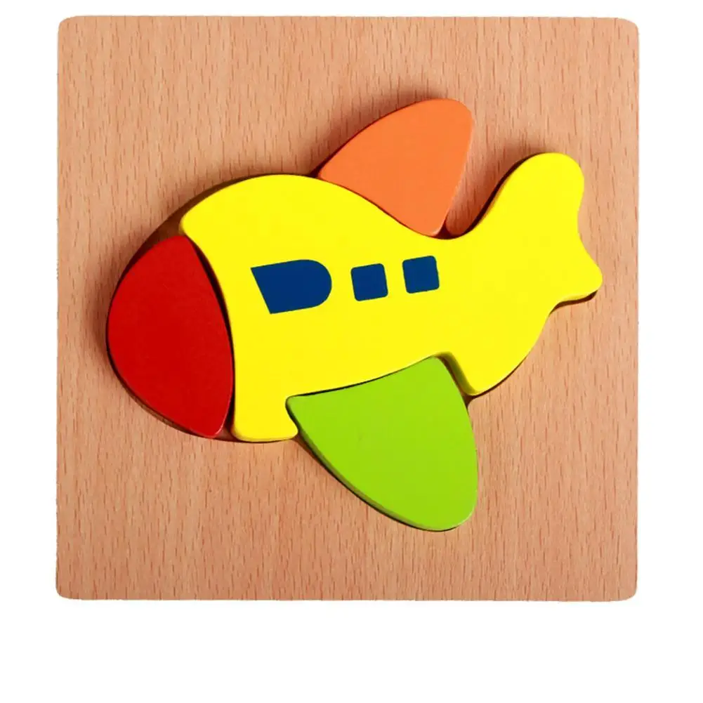 

3d Wooden Puzzle Learning Early Educational Toys For Children Kids